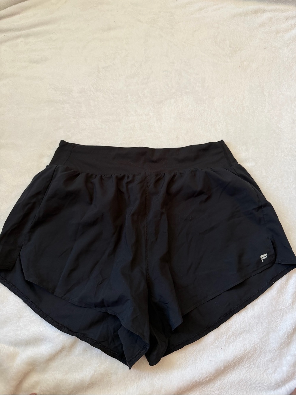 Fabletics Women's Black Athletic Shorts - Performance Run Short